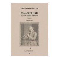 35 de Studii Usoare - Medii - Dificile. Opus 33 - Pentru Flaut - Ernesto Kohler