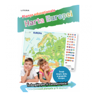 Harta Europei. Planse educationale