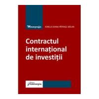 Contractul international de investitii - Ionela-Diana Patrasc-Balan