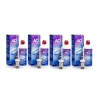 Solutie intretinere lentile de contact AO Sept Plus 4 x 360 ml + suport lentile cadou
