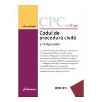 Codul de procedura civila si 12 legi uzuale. Actualizat la 25 ianuarie 2024
