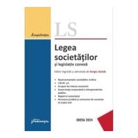Legea societatilor si legislatie conexa. Actualizata 29 ianuarie 2024 - Sergiu Golub