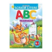 Scriem litere ABC. Cu 70 de autocolante