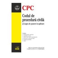 Codul de procedura civila. Editia a 8-a actualizata la 9 februarie 2024 - Evelina Oprina