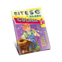 Citesc pe silabe, colorez. Elfii si cizmarul