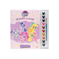 My Little Pony. Sa pictam cu poneii. Carte de colorat cu pensula si acuarele