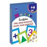 36 de jetoane - Invatam cifre, semne matematice, multimi, figuri geometrice (4 Ani+)