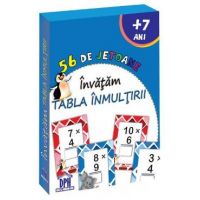 56 De Jetoane: Invatam Tabla Inmultirii (7 Ani+)