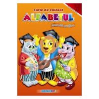 A4 - Alfabetul - Exercitii grafice - Carte de colorat