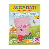 Activitati pentru cei mici: Purcelusul. 28 autocolante