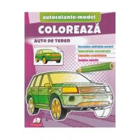 Coloreaza auto de teren. Autocolante model