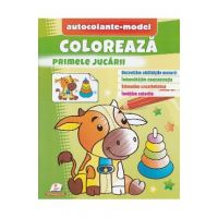 Coloreaza primele jucarii. Autocolante model
