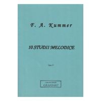 10 studii melodice. Opus 57 pentru violoncel - F. A. Kummer