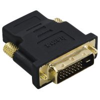 Adaptor Hama 34035, DVI-D-HDMI, Compact, Negru