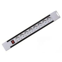 Prelungitor Home PNV 08K/WH, 8 prize, 2 m, intrerupator