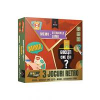 3 jocuri retro: Memo - Steagurile lumii. Mima. Ghicesti cine esti?