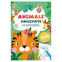 Animale amuzante cu autocolante