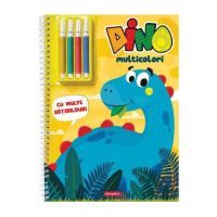 Dino multicolori cu multe abtibilduri