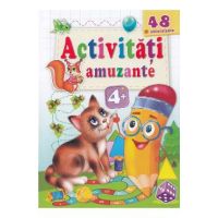 Activitati amuzante. Pisicuta 48 autocolante 4 ani+