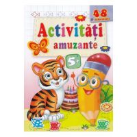 Activitati amuzante. Tigrisorul 48 autocolante 5 ani+