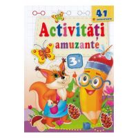 Activitati amuzante. Veverita 41 autocolante 3 ani+
