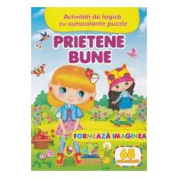 Formeaza imaginea. Prietene bune + 68 autocolante