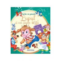 Carte cu puzzle. Lupul si cei sapte iezi