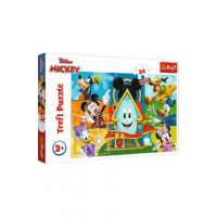 Puzzle 24 maxi. Mickey Mouse: Casa prietenilor amuzanti