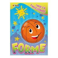 Carte cu autocolante. Forme