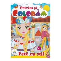 Fete cu stil. Privim si coloram