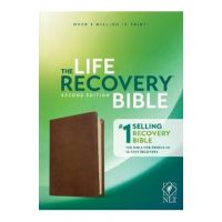 NLT Life Recovery Bible, Second Edition (Leatherlike, Rustic Brown) - Stephen Arterburn