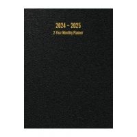 2024 - 2025 2-Year Monthly Planner: 24-Month Calendar (Black) - Large - I. S. Anderson