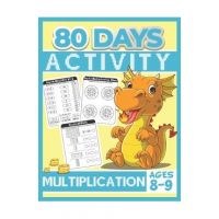 80 Days Activity Multiplication for Kids Ages 8-9: Funny Learning Math Workbook Grade 3, 3rd Grade Math, Multiplication Within 100 - Tuebaah
