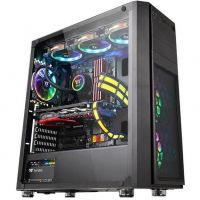 Carcasa Thermaltake Versa H26 Tempered Glass, Negru