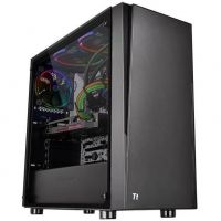 Carcasa Thermaltake Versa J21 Tempered Glass, Negru