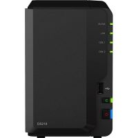 Network Attached Storage Synology DiskStation DS218, Realtek RTD1296 Quad Core 1.4 GHz, 2GB RAM, 2-Bay SATA 3G, 1 x GbE LAN, 1 x USB 2.0, 2 x USB 3.0