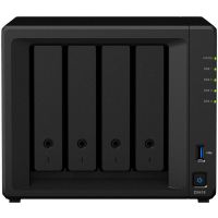 Network Attached Storage Synology DiskStation DS418, Realtek RTD1296 Quad Core 1.4 GHz, 2GB DDR4, 4-Bay, 2 x Gigabit LAN, 2 x USB 3.0