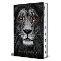 Biblia Rvr 1960 Letra Grande Tamaño Manual, Tapa Dura León de Juda Con Índice / Spanish Bible Rvr 1960 Handy Size Large Print Hardcover Lion of Judah - Reina Valera Revisada 1960