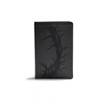 KJV Giant Print Reference Bible, Charcoal Leathertouch - Holman Bible Publishers