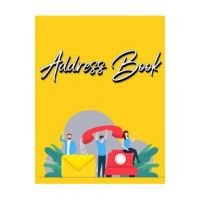 Address Book: Address Book with Alphabetical Index Address Book A-Z Index Alphabetical Address Book Yellow - Millie Zoes