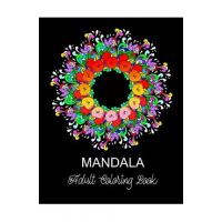 Mandala: ADULT COLORING BOOK.. 8.5 x 11 LARGE PRINT - Amo Art
