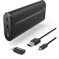 Acumulator extern Hama X13 178984, 13000 mAh, Negru