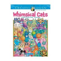 Creative Haven Whimsical Cats Coloring Book - Angela Porter