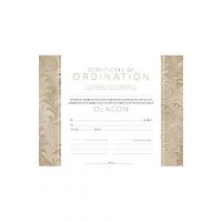 Deacon Ordination Flat Certificate (Pkg 6) - Broadman Church Supplies Staff