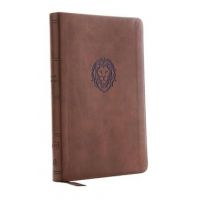 Kjv, Thinline Bible Youth Edition, Leathersoft, Brown, Red Letter Edition, Comfort Print - Thomas Nelson