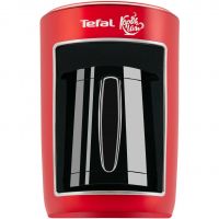 Cafetiera turceasca Tefal CM820534, 4 cesti, Negru/Rosu