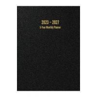 2023 - 2027 5-Year Monthly Planner: 60-Month Calendar (Black) - Large - I. S. Anderson