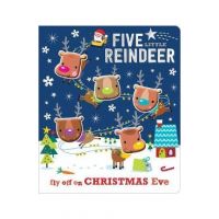 Board Book Five Little Reindeer - Make Believe Ideas Ltd