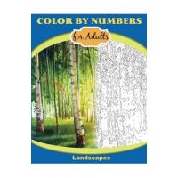 Color by Numbers for Adults: Landscapes: Extreme Color by Numbers - Intermediate to Advanced - Inneract Studio