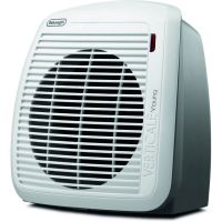 Aeroterma De'longhi HVY1030, 2000 W, Termostat reglabil, Treapta aer rece, Protectie supraincalzire, Protectie anti-inghet, Alb/Gri